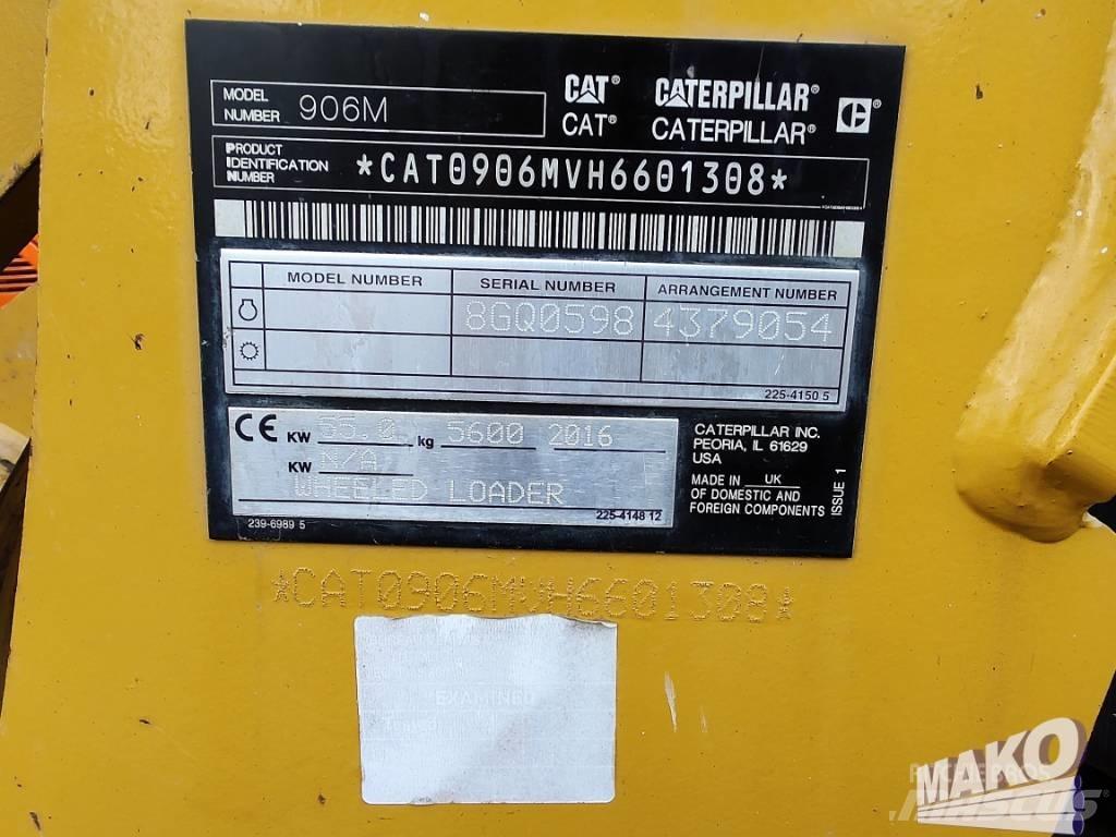 CAT 906 Pás carregadoras de rodas