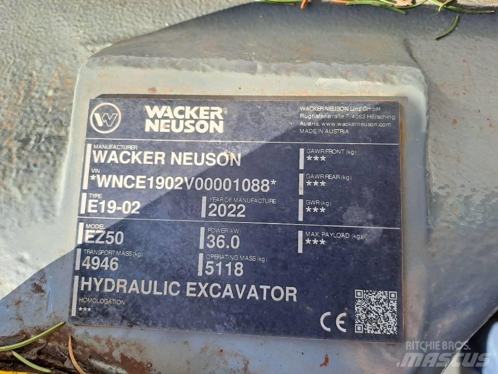 Wacker Neuson EZ50 Escavadoras de rastos