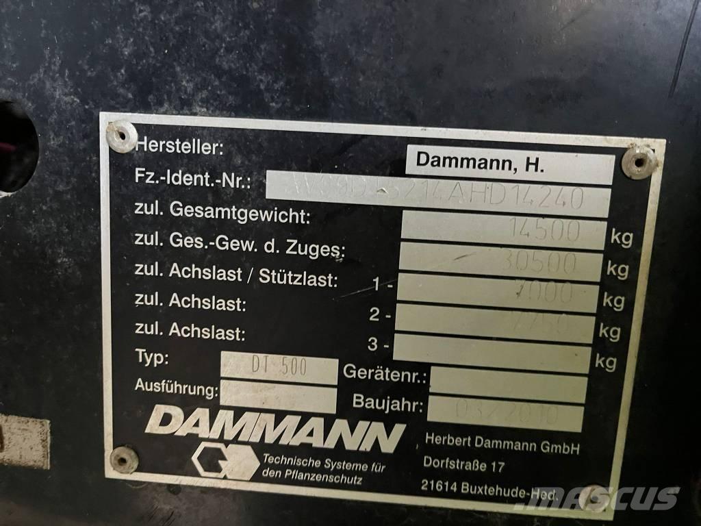 Dammann DT 500 Pulverizadores Automotrizes