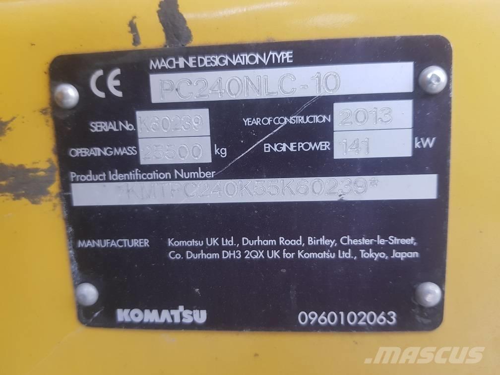 Komatsu PC240NLC-10 Escavadoras de rastos