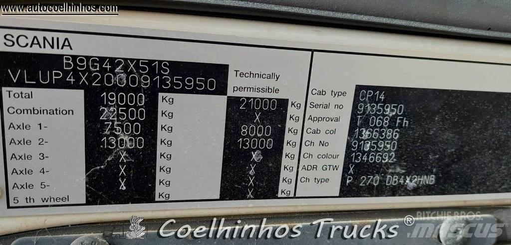 Scania P270 Camiões de chassis e cabine