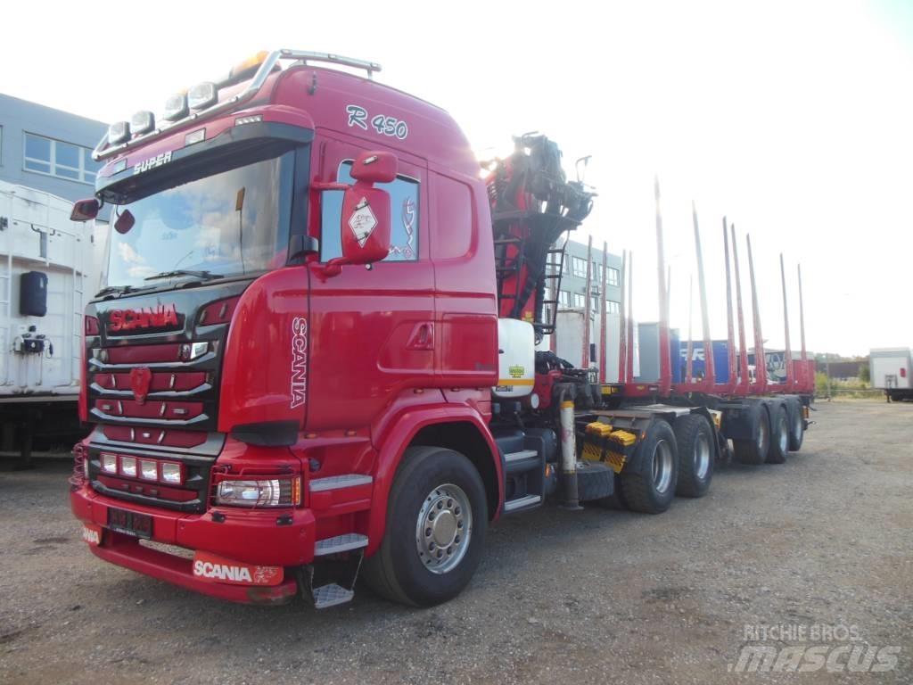 Scania R 450 Camiões de transporte de troncos