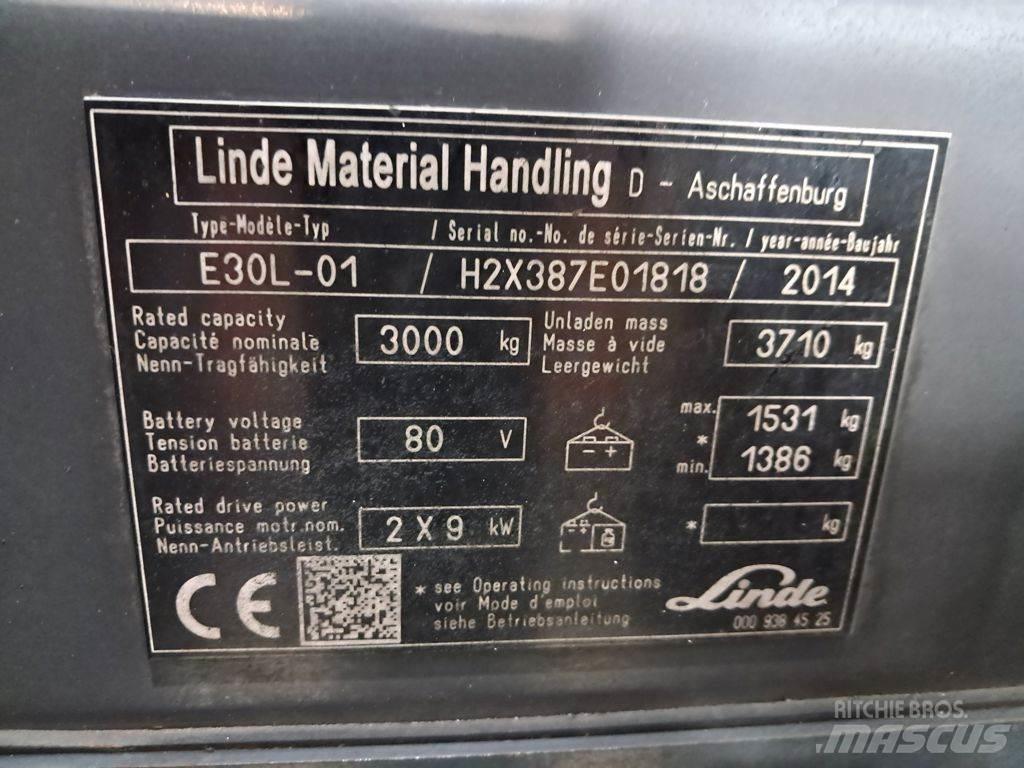 Linde E30L-01 Empilhadores eléctricos