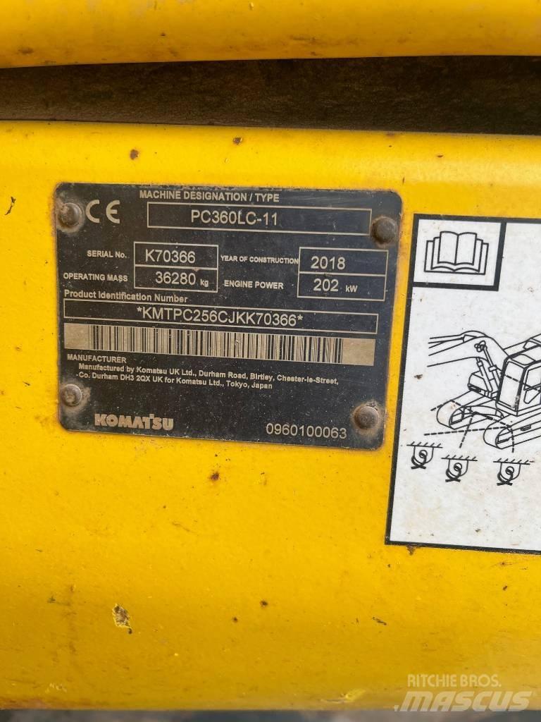 Komatsu PC360LC-11 Escavadoras de rastos