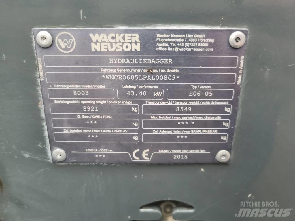 Wacker Neuson 8003 Escavadoras Midi 7t - 12t