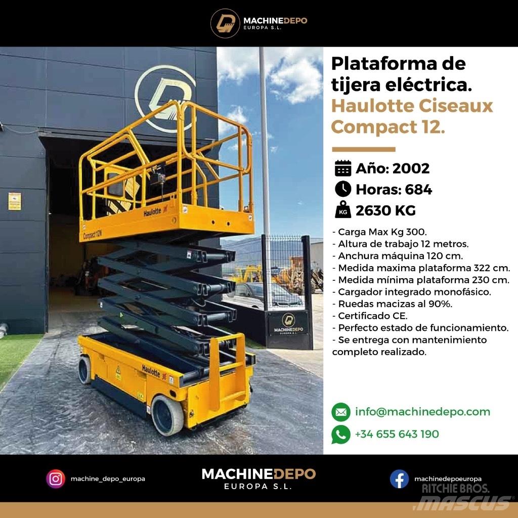 Haulotte Compact 12 Elevadores de tesoura