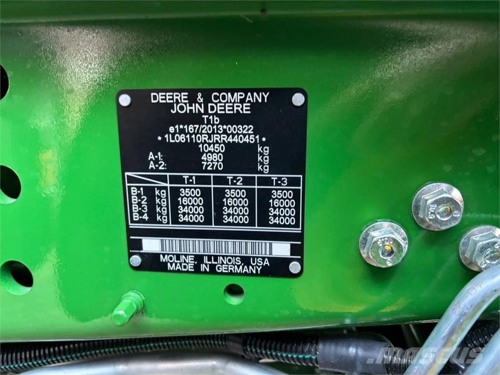 John Deere 6R110 Tratores Agrícolas usados