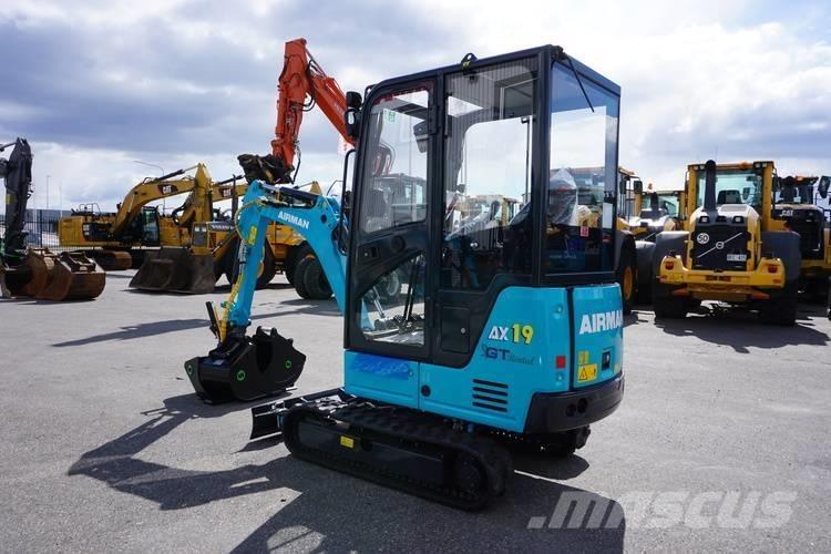 Airman AX19-7 Mini Escavadoras <7t