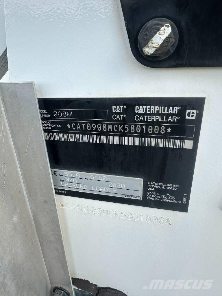 CAT 908 M Pás carregadoras de rodas