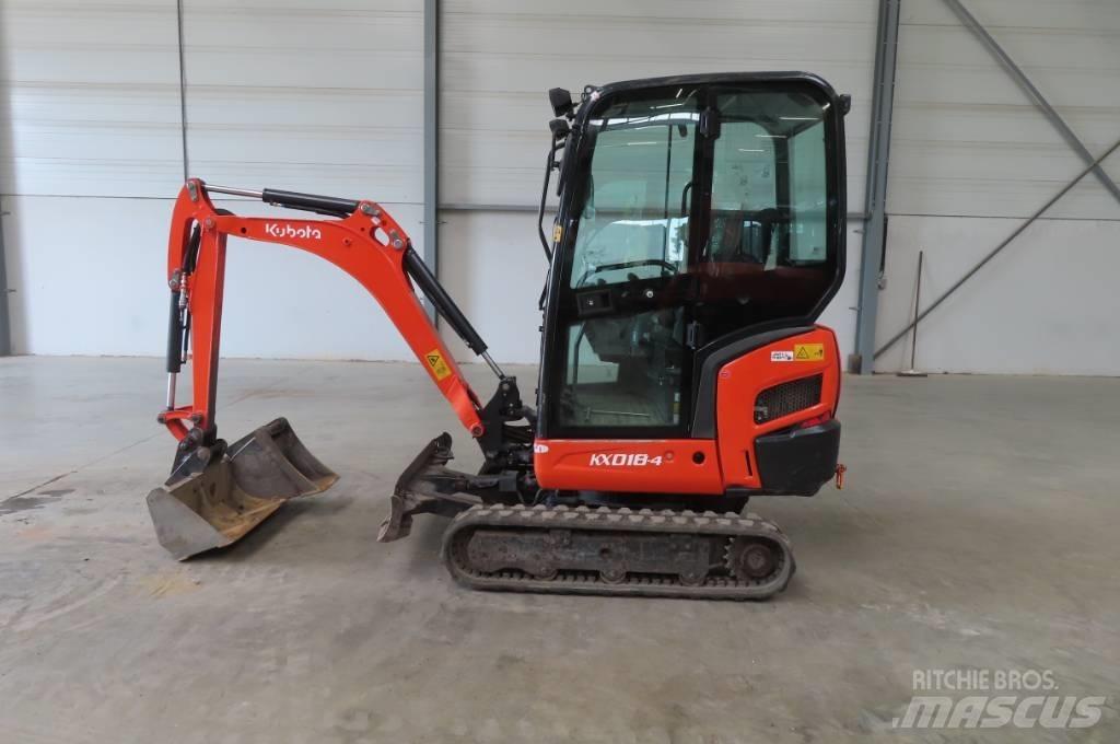 Kubota KX 018-4 Mini Escavadoras <7t
