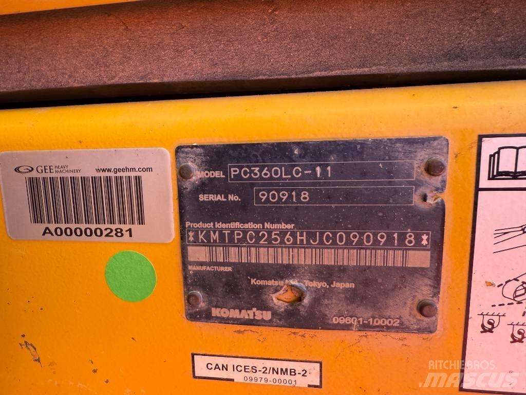 Komatsu PC360LC-11 Escavadoras de rastos