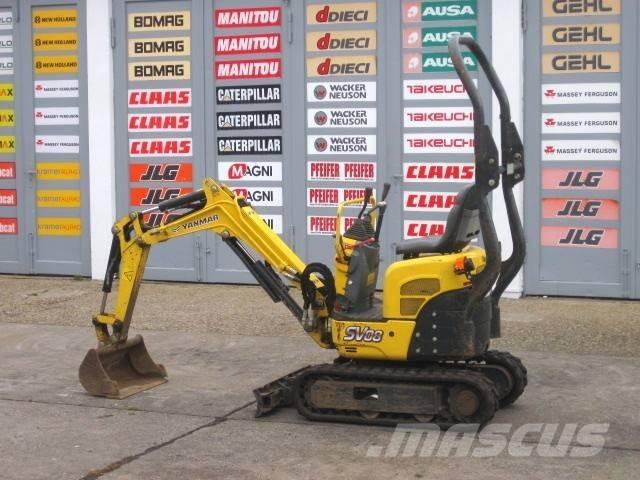 Yanmar SV 08-1A **684h** Carregadoras de direcção deslizante
