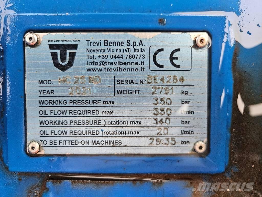 Trevibenne HC 25 ND Escavadoras de demolição