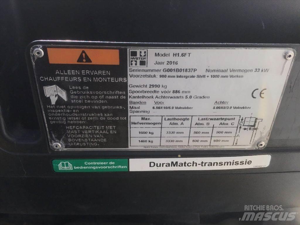Hyster H 1.6 FT Empilhadores a gás