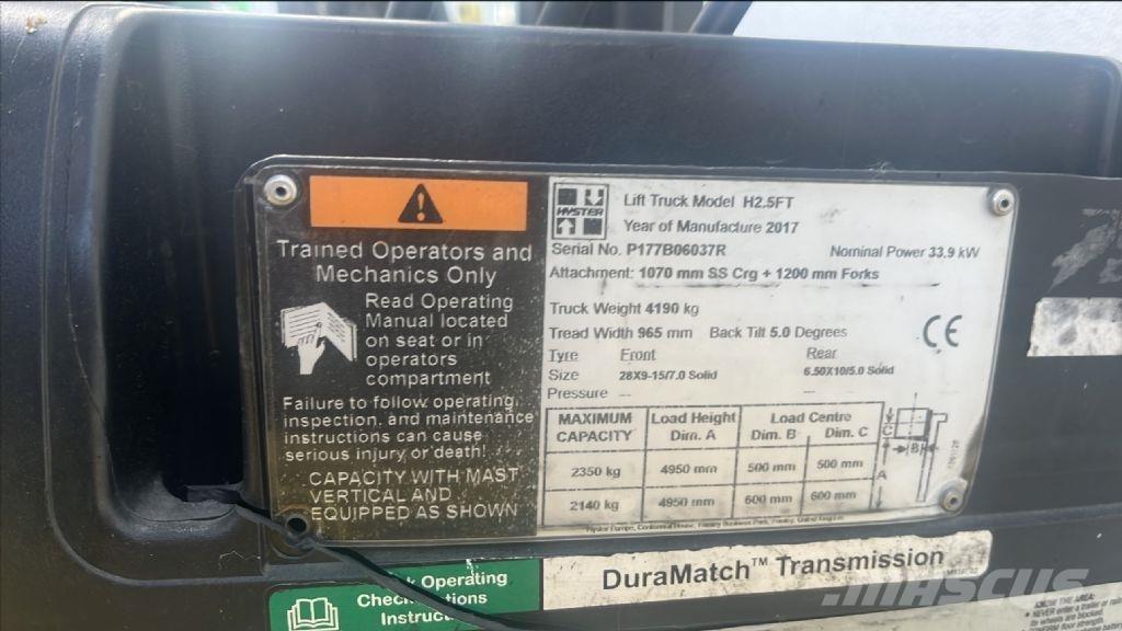 Hyster H 2.5 FT Empilhadores Diesel