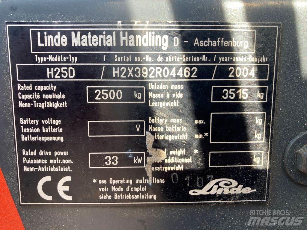 Linde H25D Empilhadores Diesel