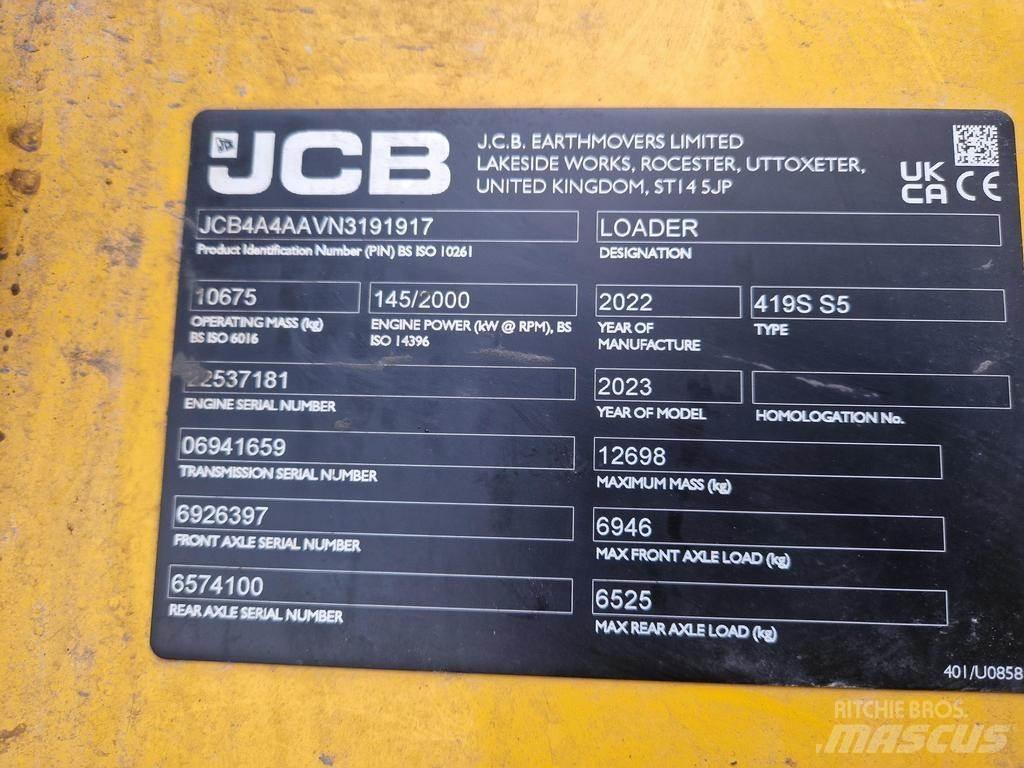JCB 419S Agricultura - Outros
