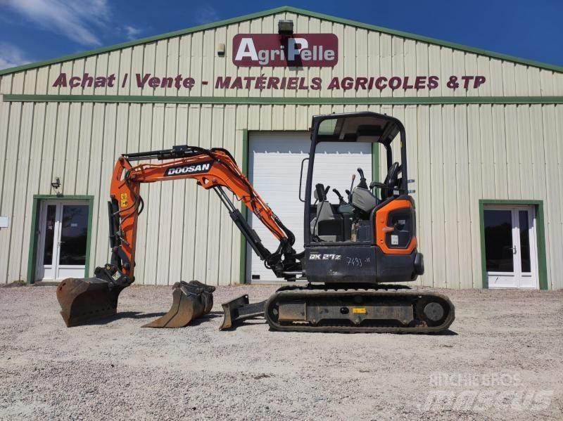 Doosan DX27Z Mini Escavadoras <7t