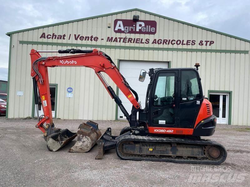 Kubota KX080-4 Mini Escavadoras <7t