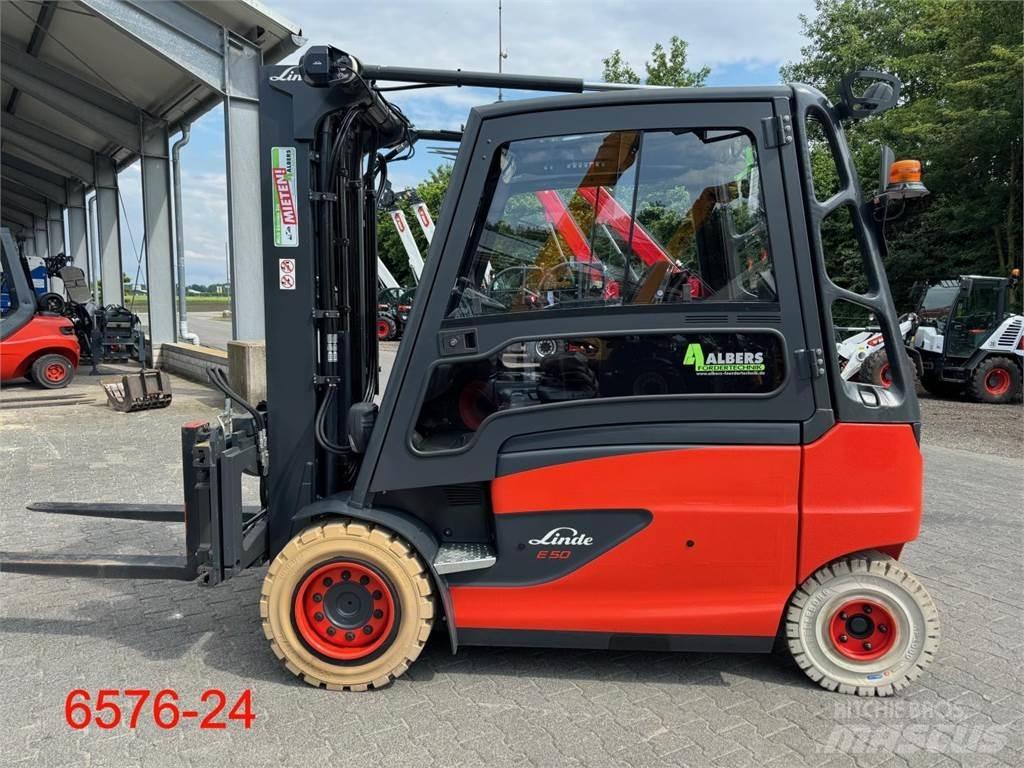 Linde E 50 HL 01 Empilhadores eléctricos