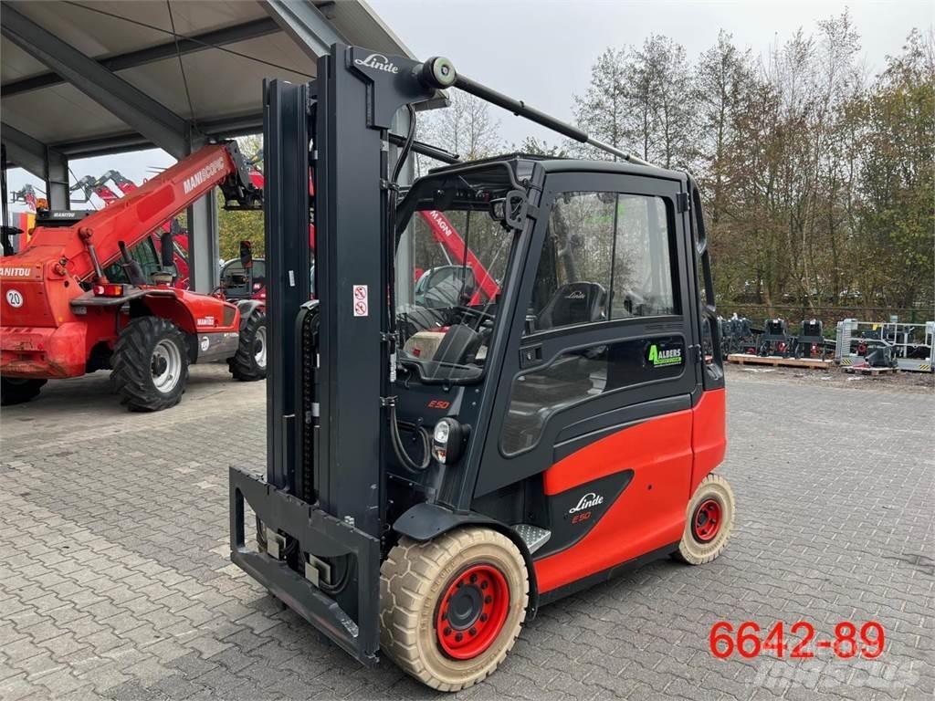 Linde E 50 HL 01 Empilhadores eléctricos
