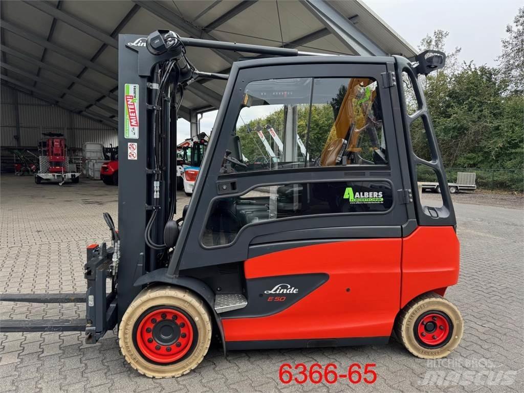 Linde E 50 HL - 01 / 600 Empilhadores eléctricos