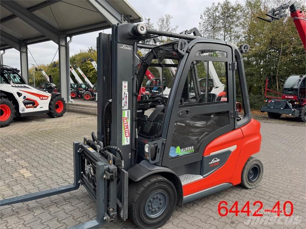 Linde H 35 T 01 Empilhadores a gás