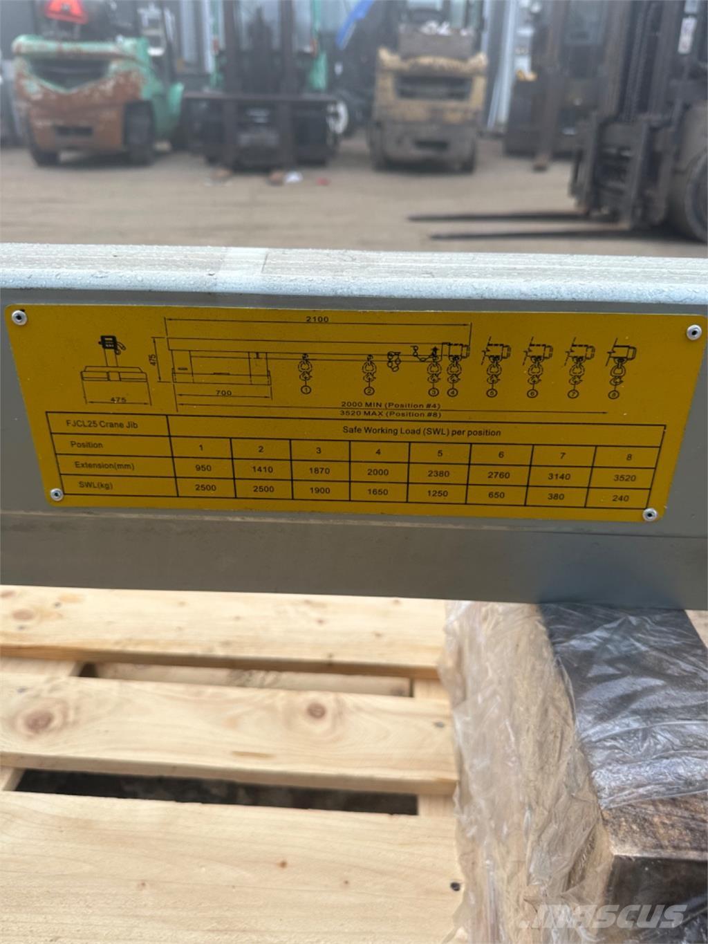 2500kg Outros acessórios e peças de reposição