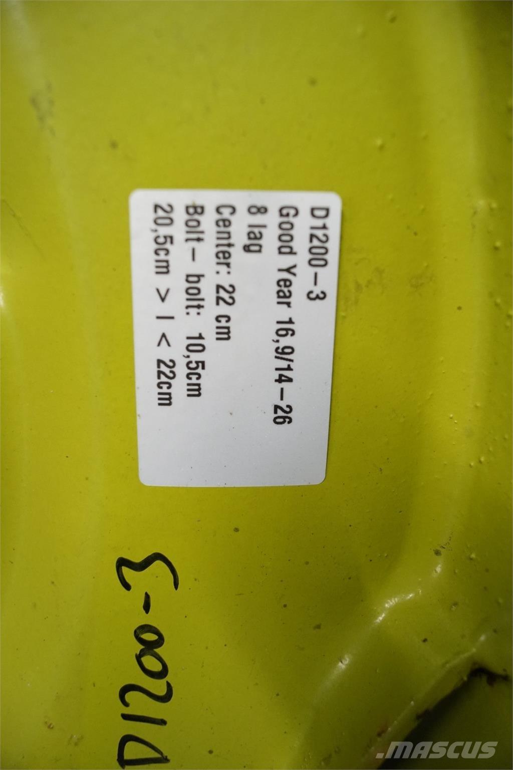  26 16.9/14-26 Pneus Agrícolas