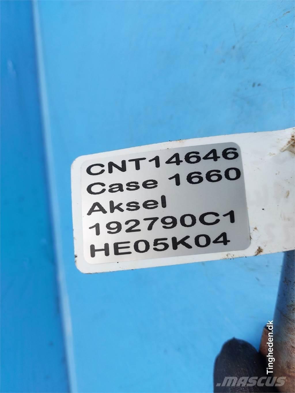 CASE 1660 Acessórios de ceifeiras debulhadoras