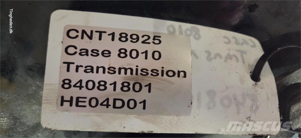 CASE 8010 Transmissão
