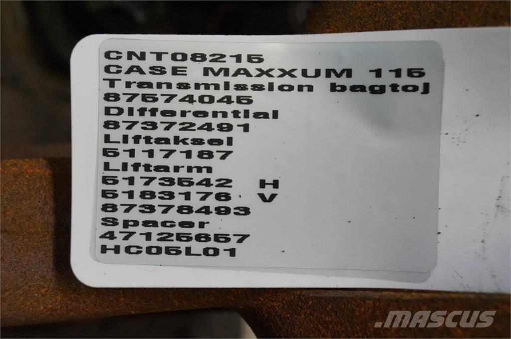 CASE Maxxum 115 Transmissão