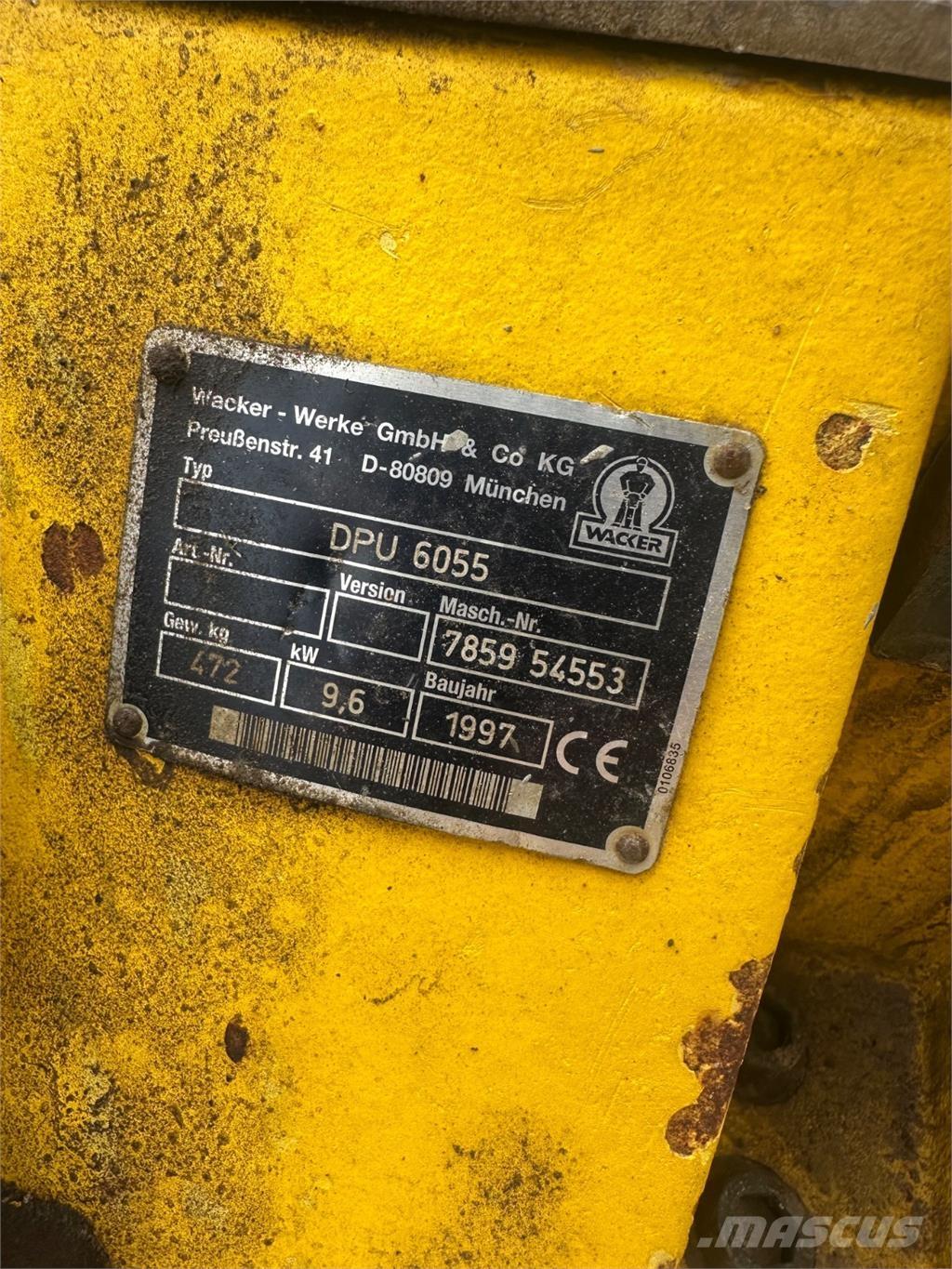  DPU6055 Placas compactadoras