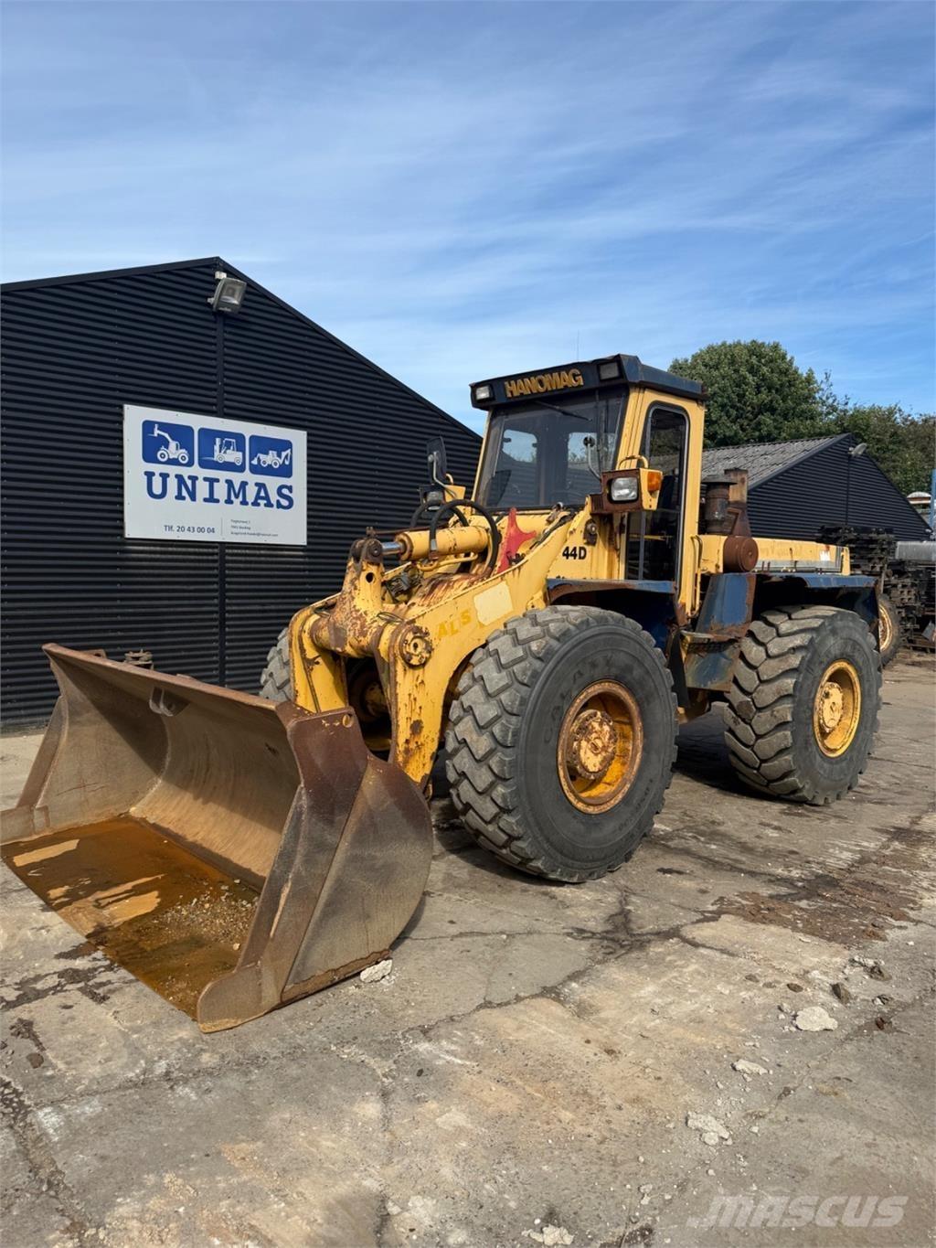 Hanomag 44D Pás carregadoras de rodas