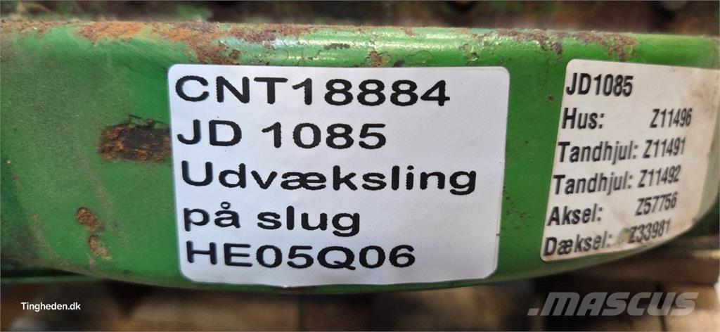John Deere 1085 Transmissão