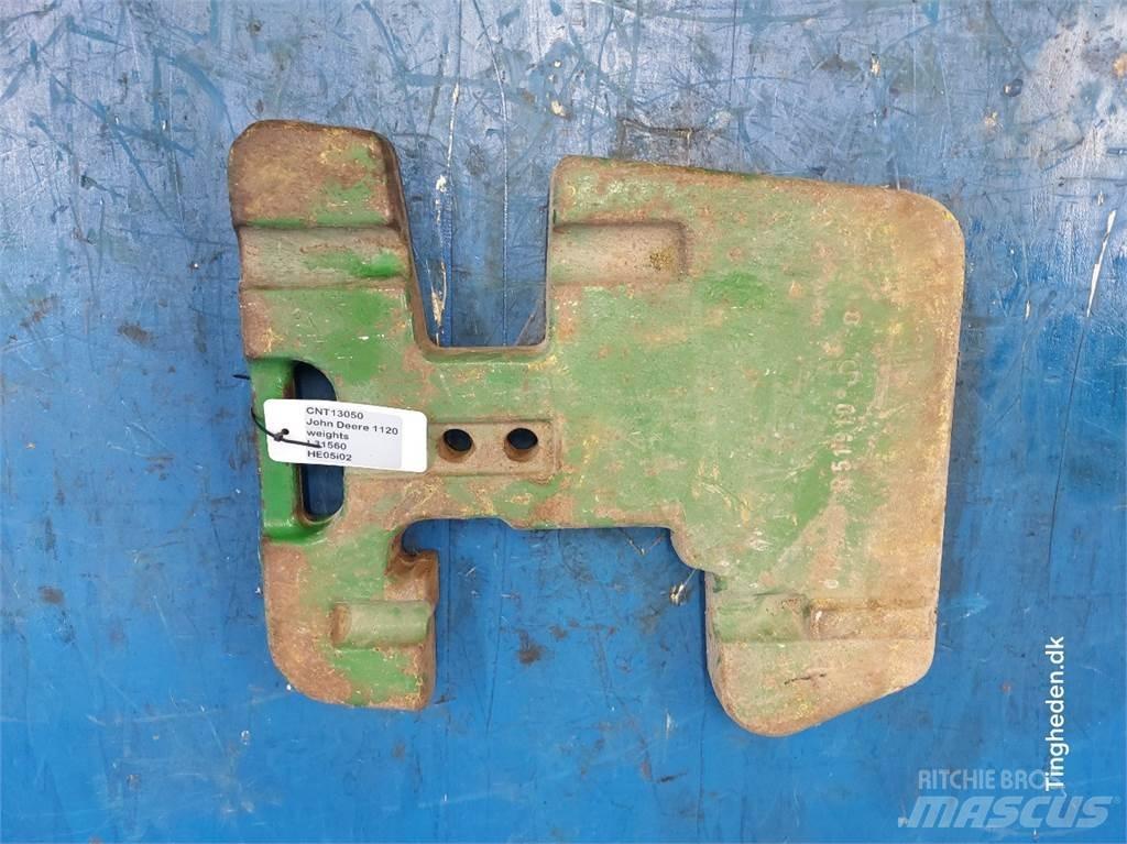 John Deere 1120 Pesos Frontais
