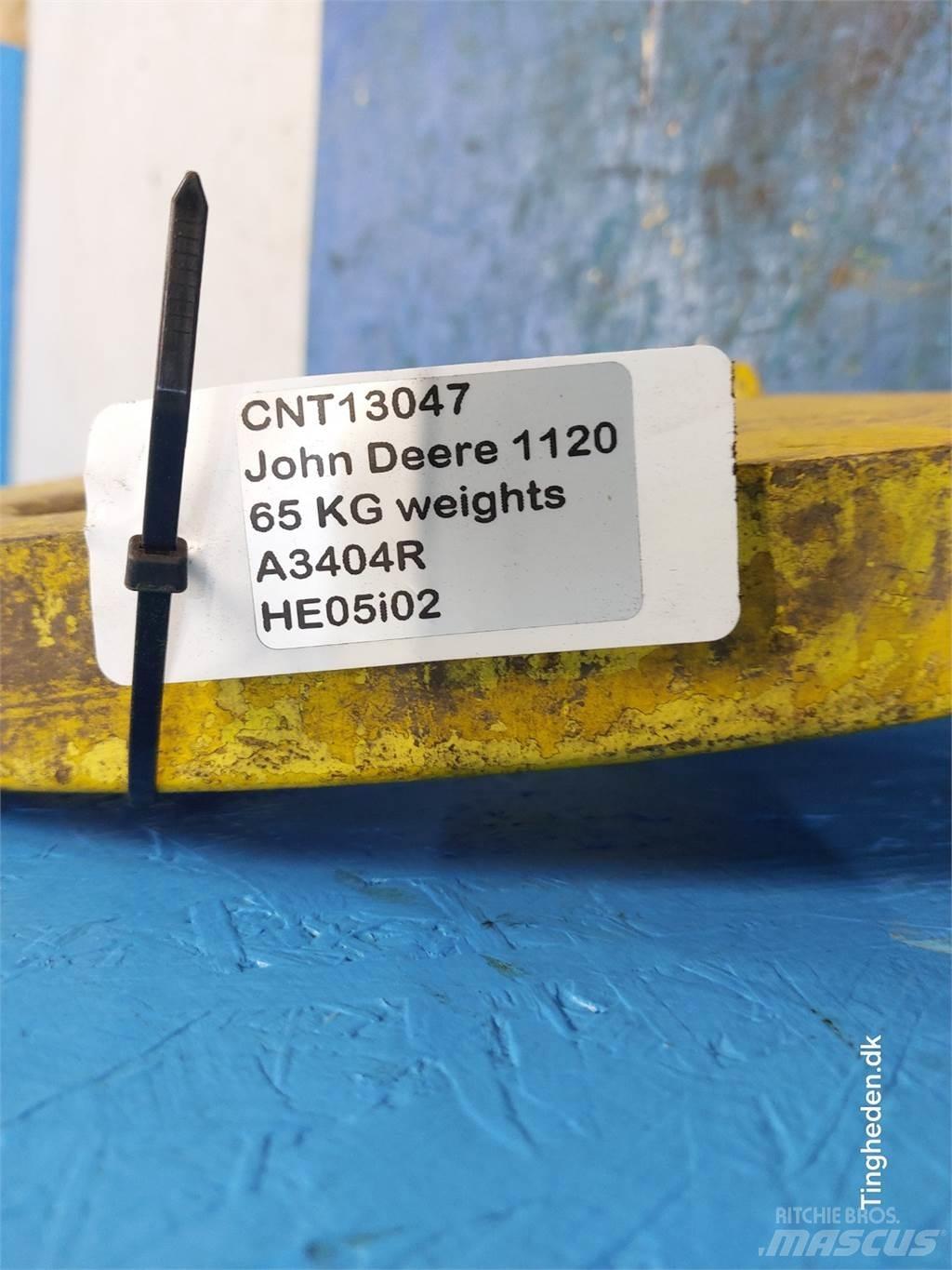 John Deere 1120 Pesos Frontais