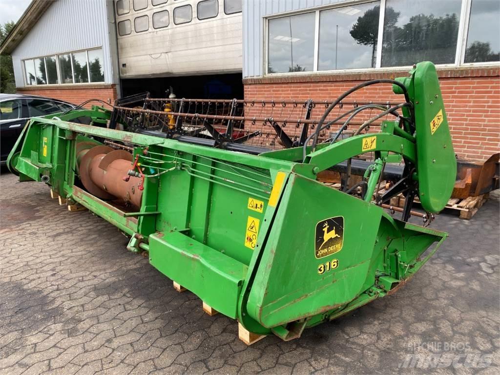 John Deere 16 Acessórios de ceifeiras debulhadoras