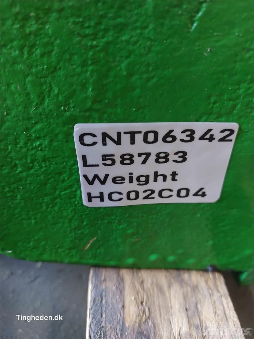 John Deere 1850 Pesos Frontais
