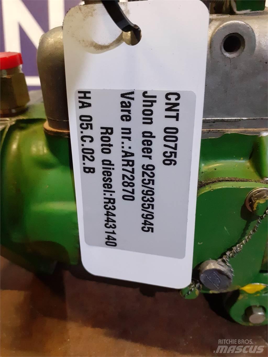 John Deere 935 Motores agrícolas