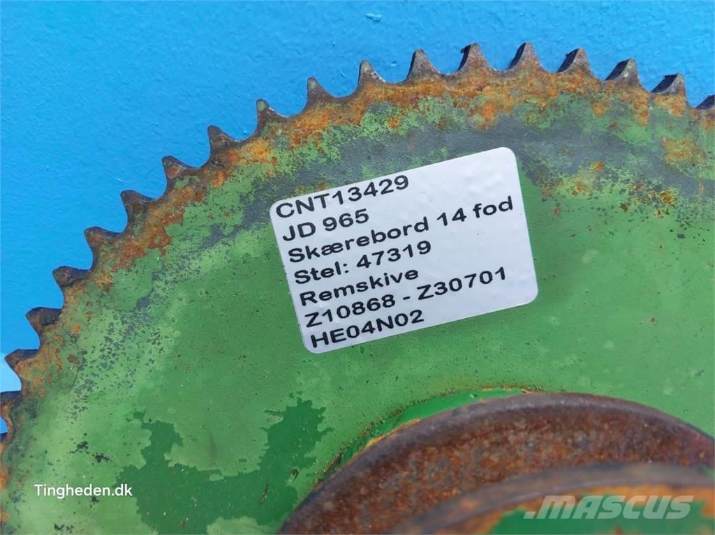 John Deere 965 Acessórios de ceifeiras debulhadoras