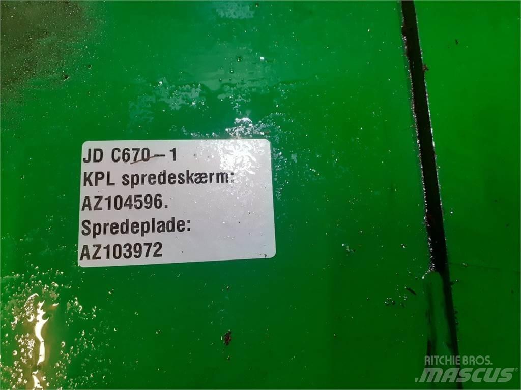 John Deere C670 Acessórios de ceifeiras debulhadoras
