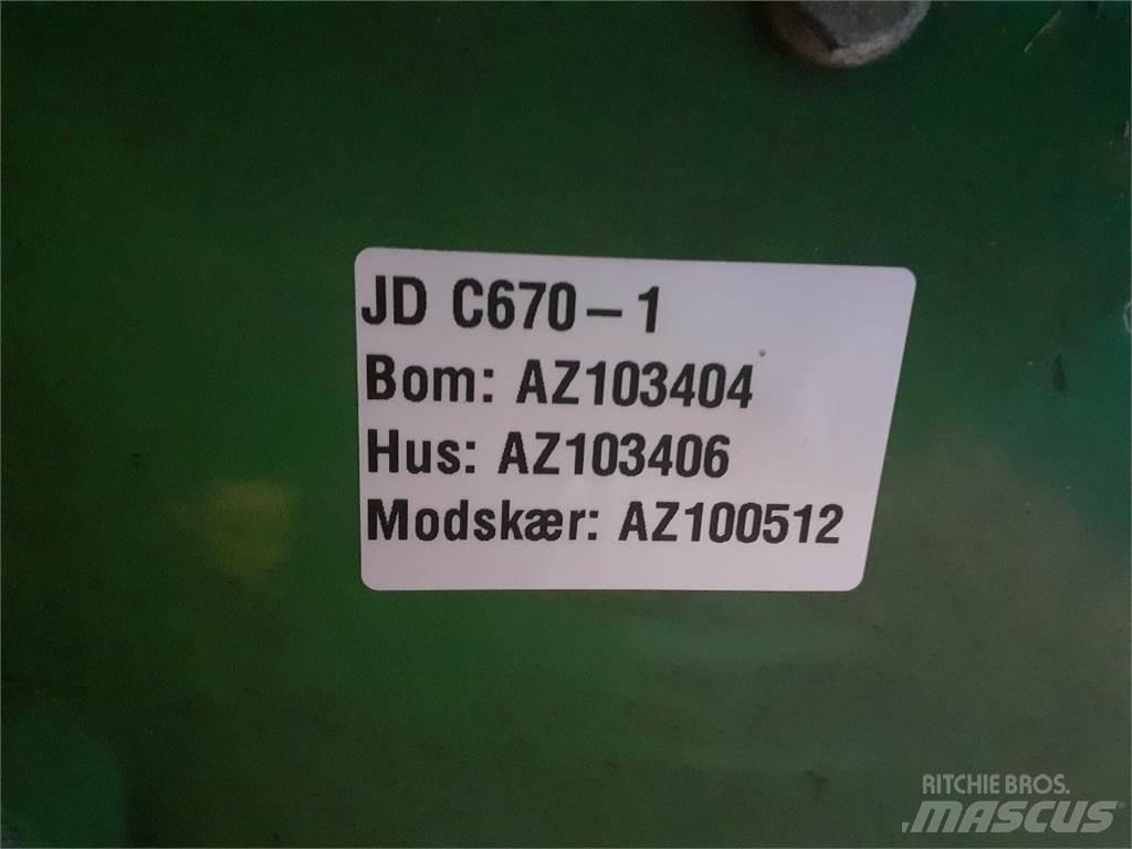 John Deere C670 Acessórios de ceifeiras debulhadoras