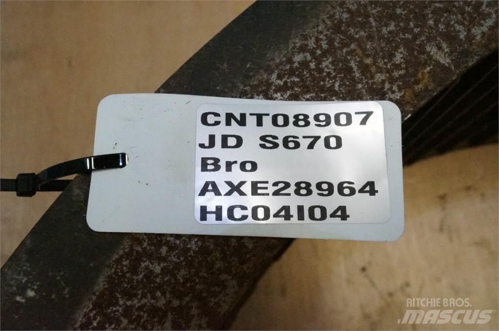 John Deere S670 Acessórios de ceifeiras debulhadoras