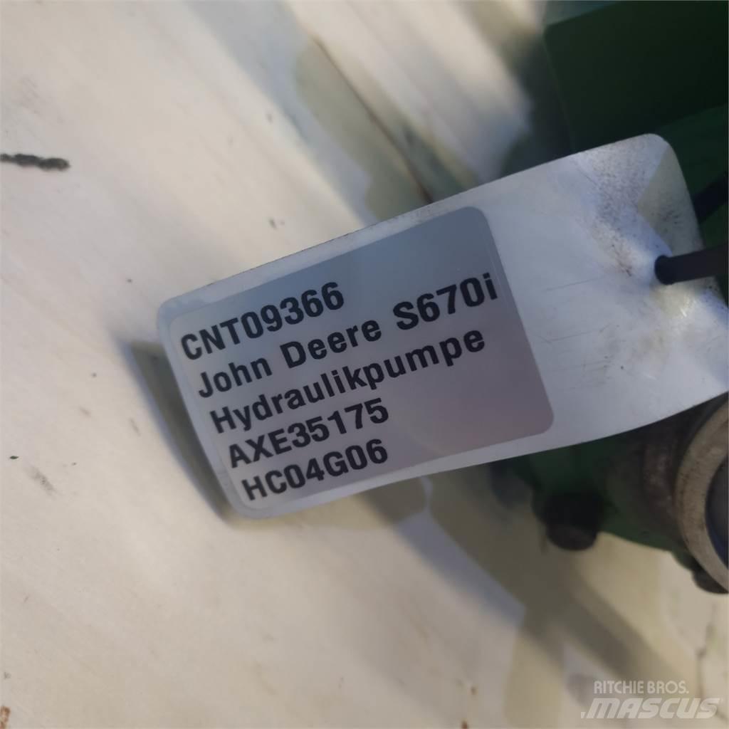 John Deere S670 Hidráulica