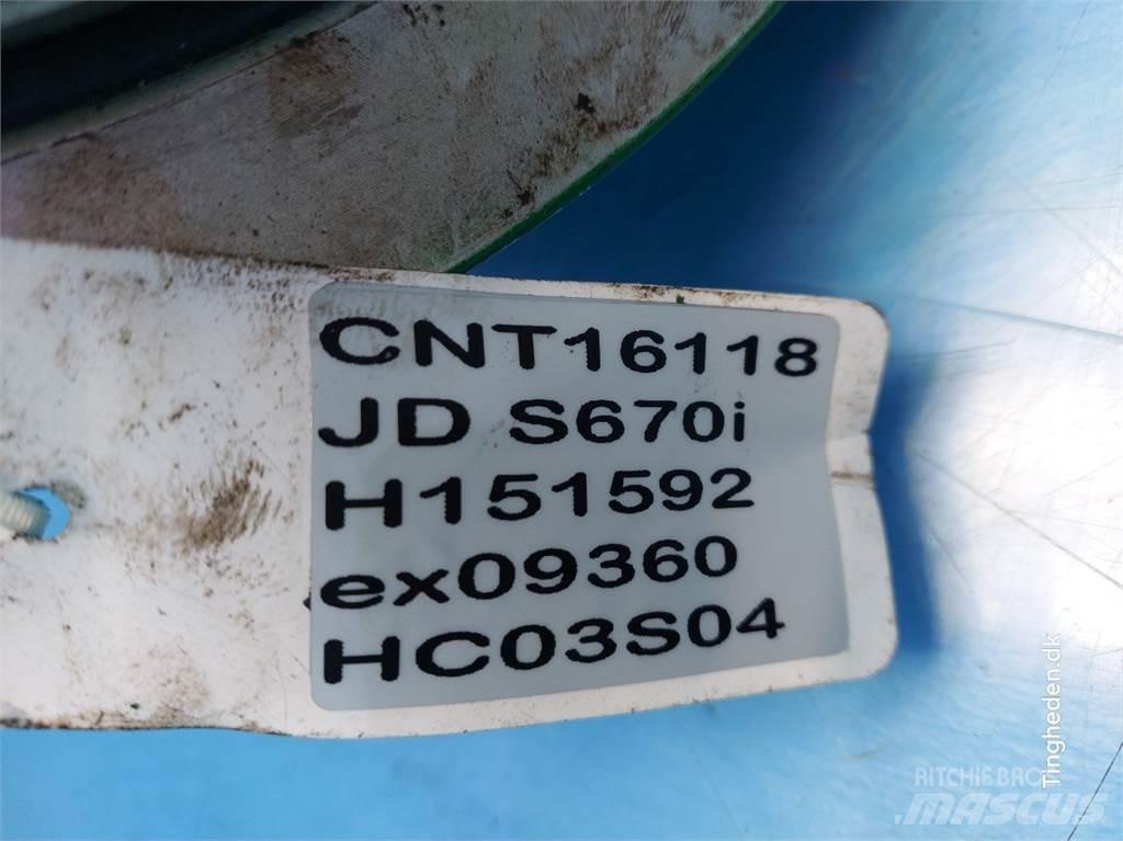 John Deere S670 Transmissão