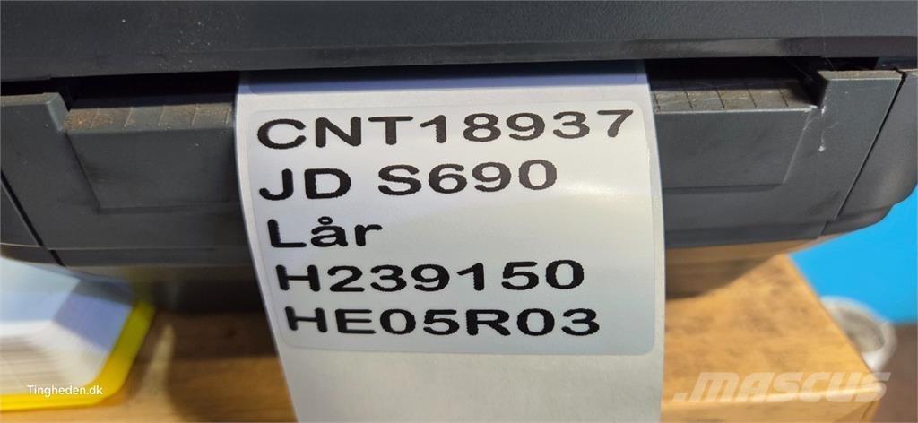 John Deere S690 Acessórios de ceifeiras debulhadoras