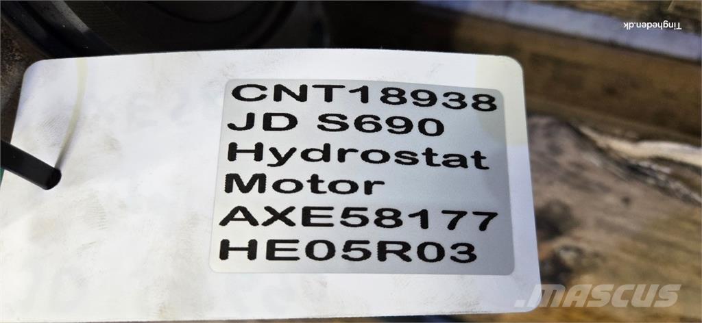 John Deere S690 Hidráulica