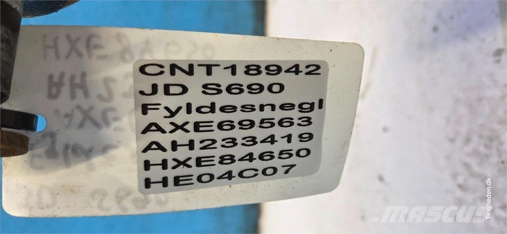 John Deere S690 Acessórios de ceifeiras debulhadoras
