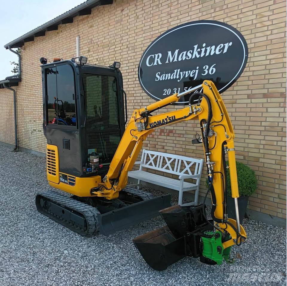 Komatsu pc16r hs Mini Escavadoras <7t
